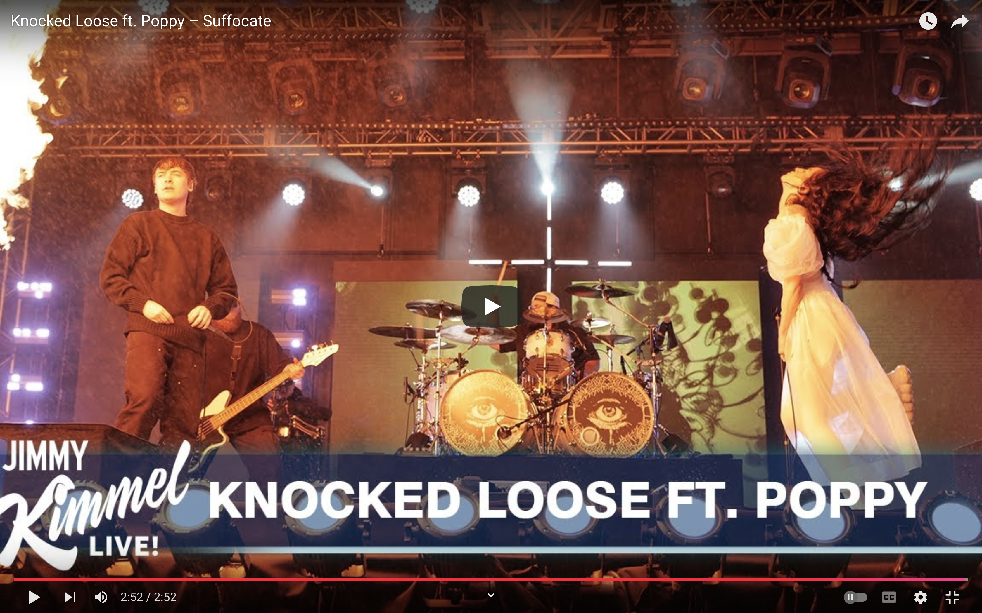 Featured Image for Knocked Loose – Suffocate on Jimmy fuckin’ Kimmel